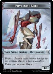 Phyrexian Mite // Phyrexian Insect Double-Sided Token [Phyrexia: All Will Be One Commander Tokens] | Play N Trade Winnipeg