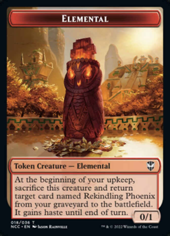 Elemental (018) // Copy Double-sided Token [Streets of New Capenna Commander Tokens] | Play N Trade Winnipeg