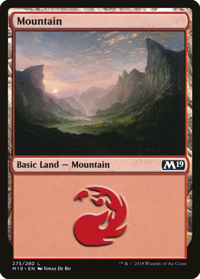 Mountain (275) [Core Set 2019] | Play N Trade Winnipeg