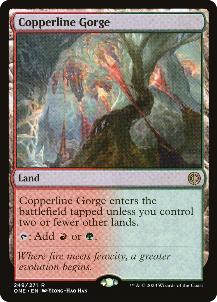 Copperline Gorge [Phyrexia: All Will Be One] | Play N Trade Winnipeg