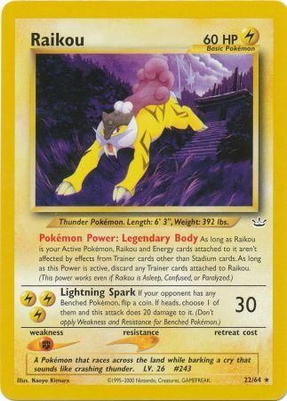 Raikou (22/64) [Neo Revelation Unlimited] | Play N Trade Winnipeg