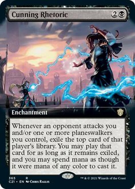 Cunning Rhetoric (Extended) [Commander 2021] | Play N Trade Winnipeg