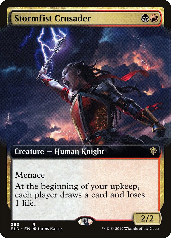 Stormfist Crusader (Extended) [Throne of Eldraine] | Play N Trade Winnipeg