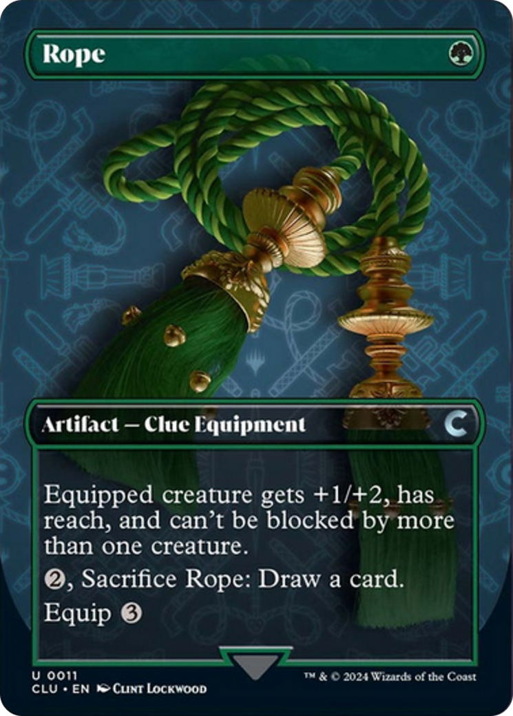 Rope (Borderless) [Ravnica: Clue Edition] | Play N Trade Winnipeg