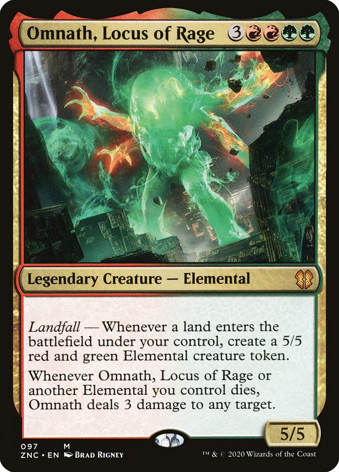 Omnath, Locus of Rage [Zendikar Rising Commander] | Play N Trade Winnipeg