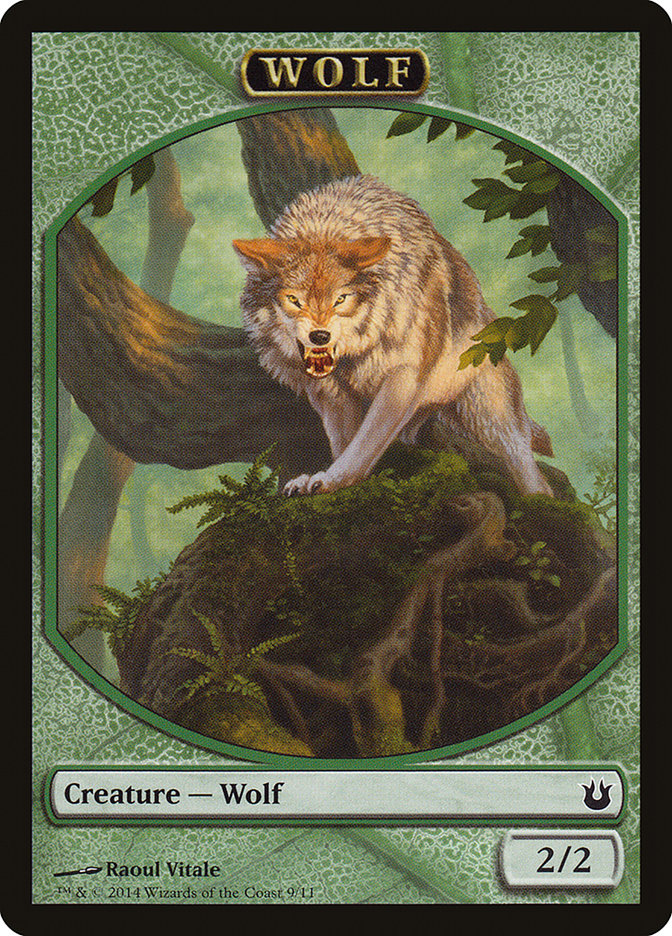 Wolf [Born of the Gods Tokens] | Play N Trade Winnipeg