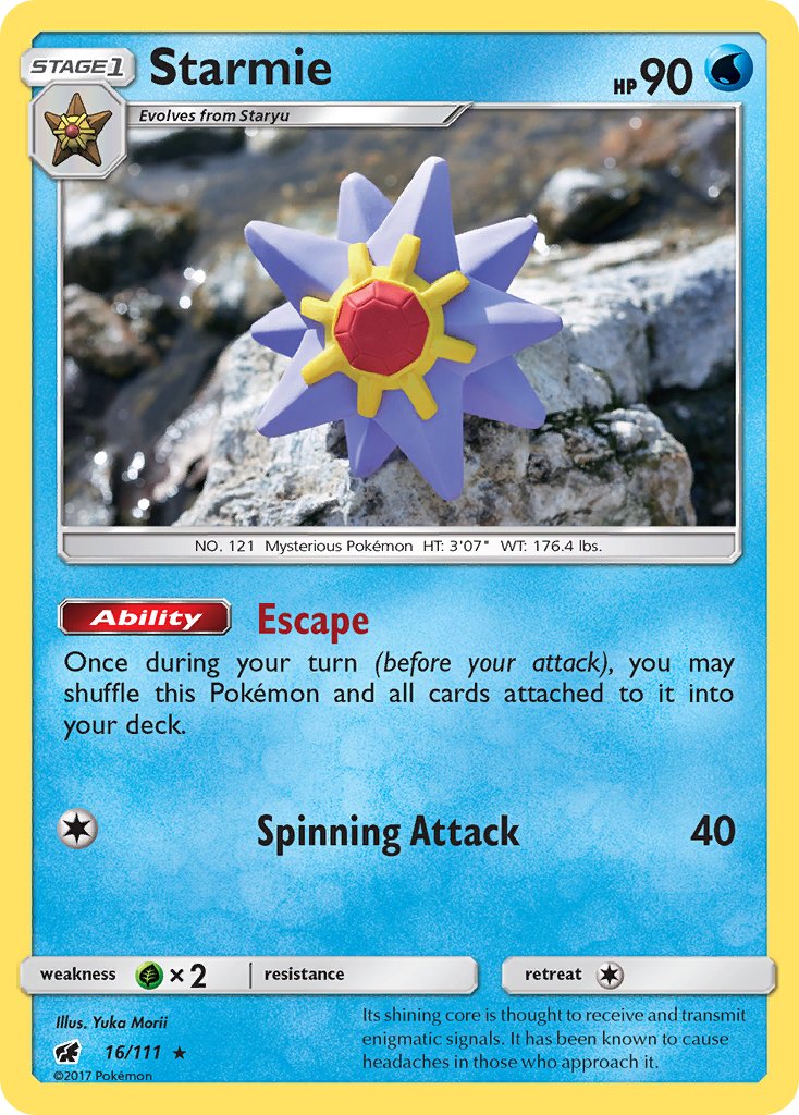 Starmie (16/111) [Sun & Moon: Crimson Invasion] | Play N Trade Winnipeg