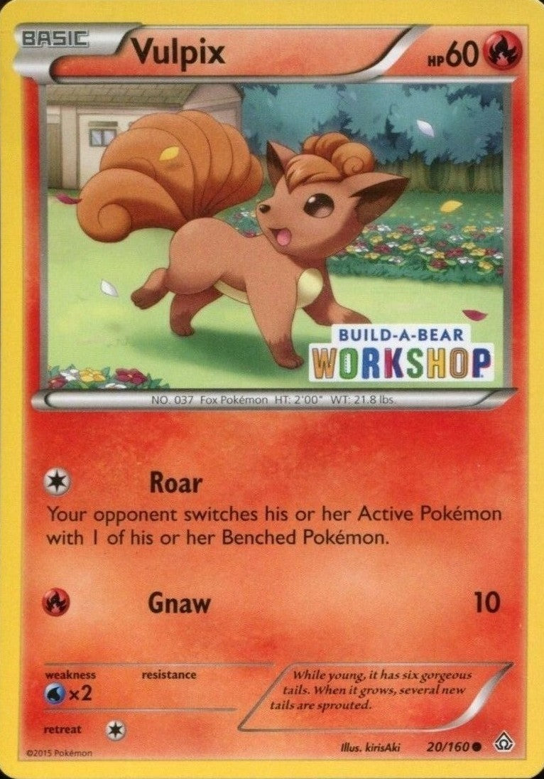 Vulpix (20/160) (Build A Bear Workshop Exclusive) [XY: Primal Clash] | Play N Trade Winnipeg