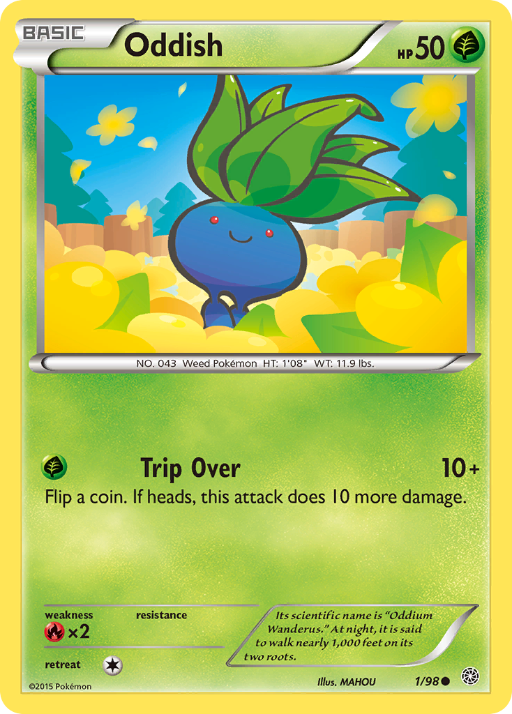 Oddish (1/98) [XY: Ancient Origins] | Play N Trade Winnipeg