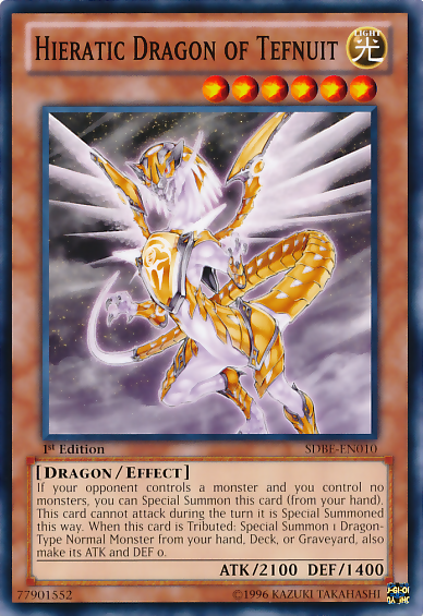 Hieratic Dragon of Tefnuit [SDBE-EN010] Common | Play N Trade Winnipeg