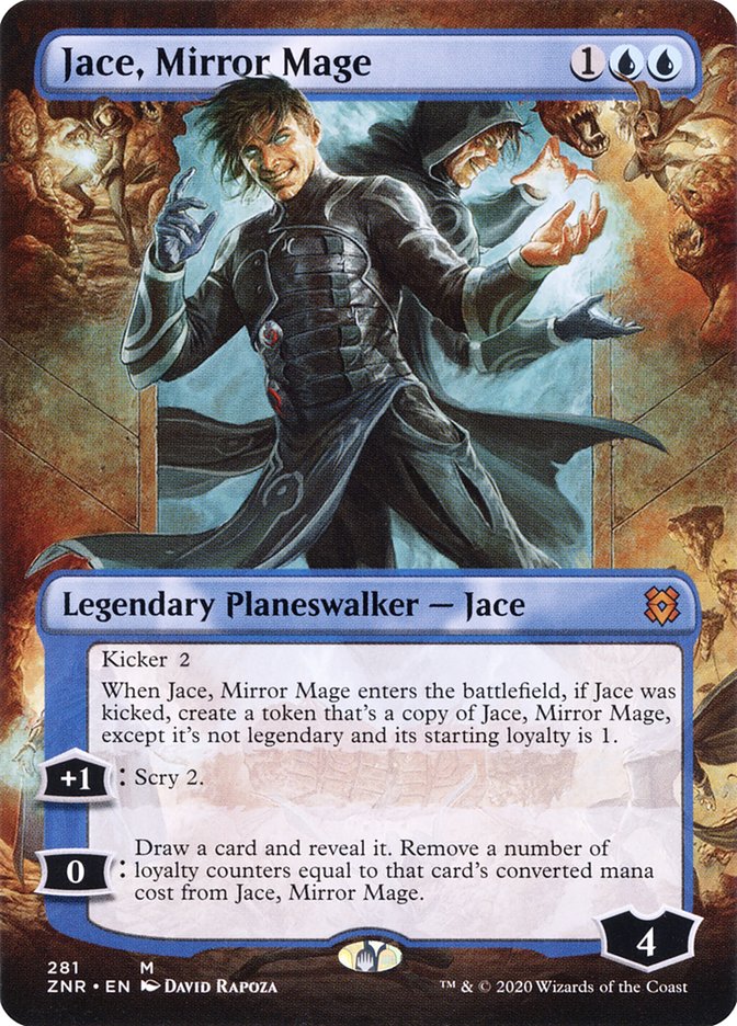 Jace, Mirror Mage (Borderless) [Zendikar Rising] | Play N Trade Winnipeg