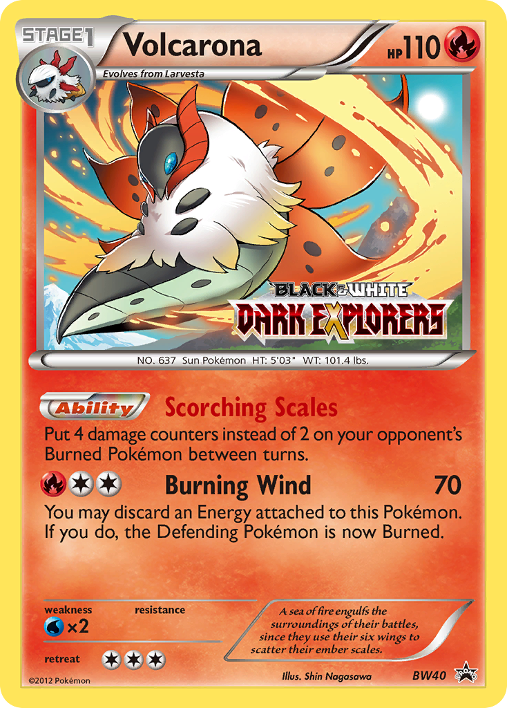 Volcarona (BW40) [Black & White: Black Star Promos] | Play N Trade Winnipeg