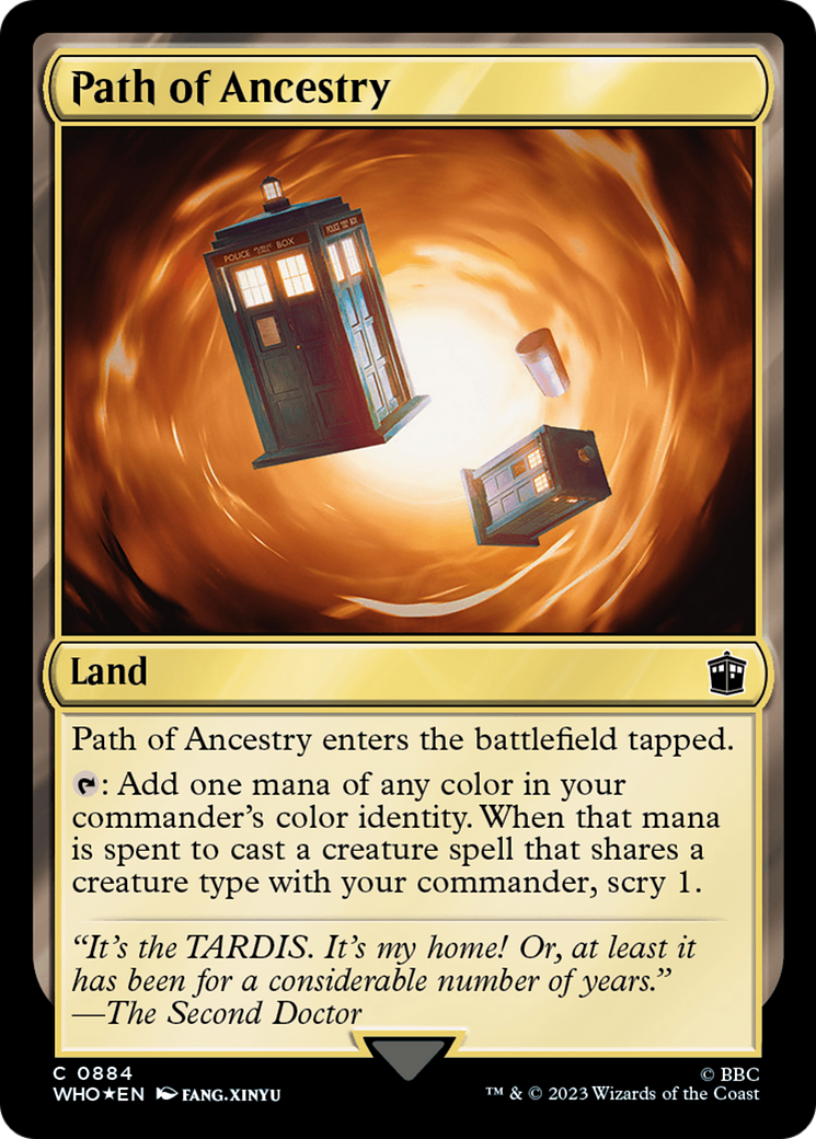 Path of Ancestry (Surge Foil) [Doctor Who] | Play N Trade Winnipeg