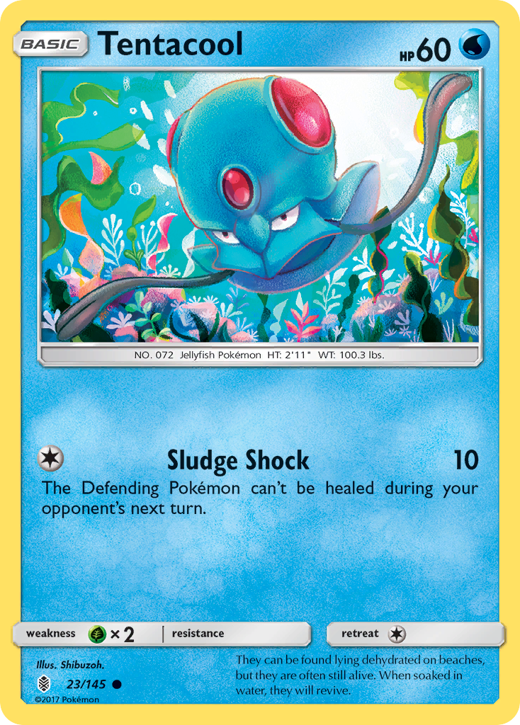 Tentacool (23/145) [Sun & Moon: Guardians Rising] | Play N Trade Winnipeg