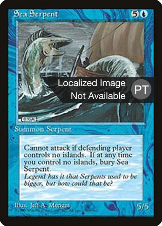 Sea Serpent [Fourth Edition (Foreign Black Border)] | Play N Trade Winnipeg
