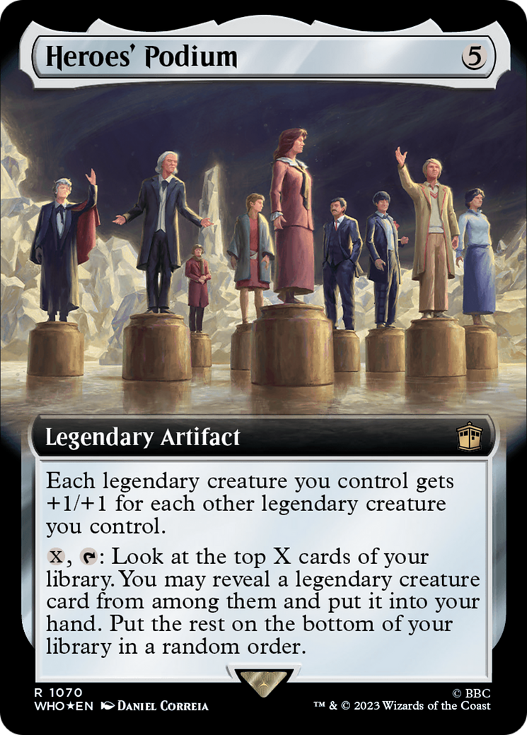 Heroes' Podium (Extended Art) (Surge Foil) [Doctor Who] | Play N Trade Winnipeg