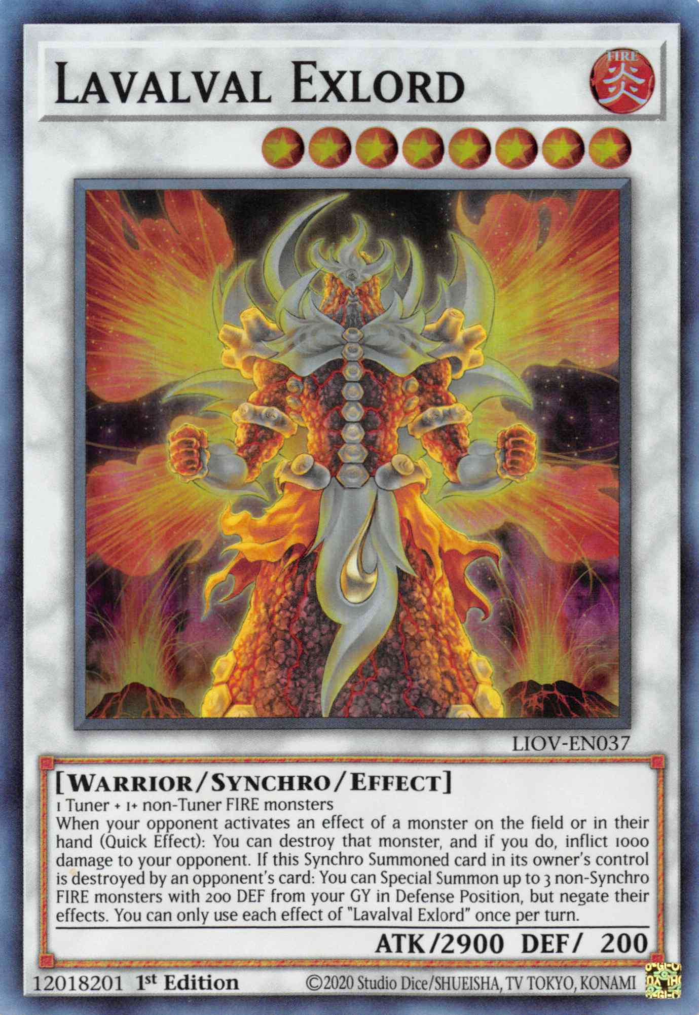 Lavalval Exlord [LIOV-EN037] Super Rare | Play N Trade Winnipeg