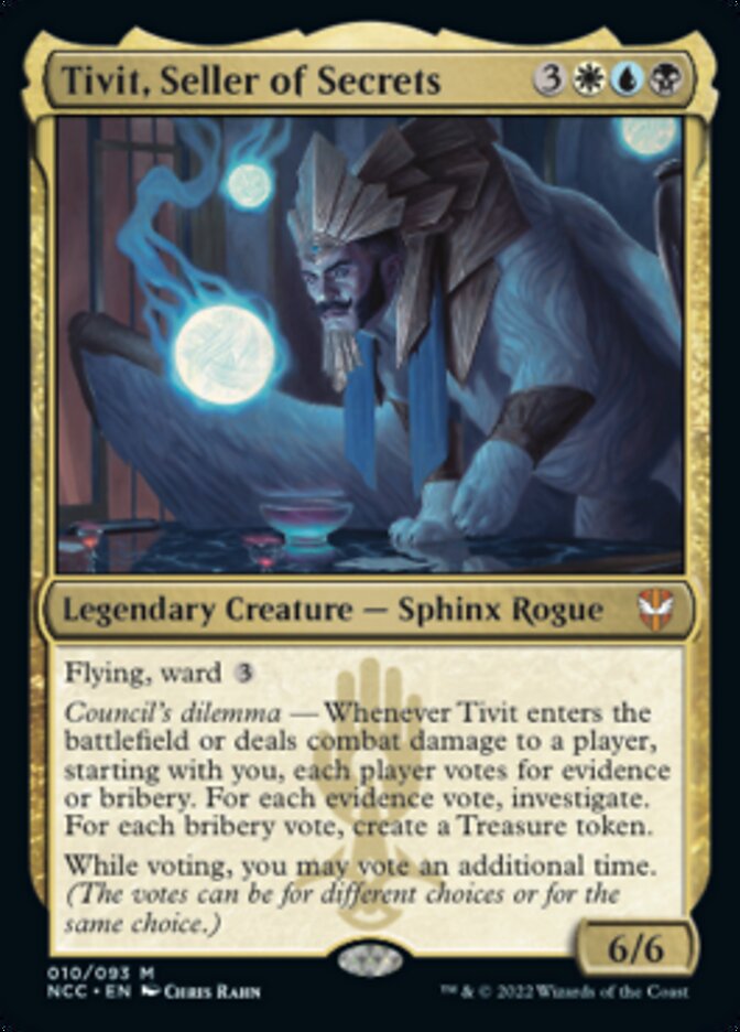 Tivit, Seller of Secrets [Streets of New Capenna Commander] | Play N Trade Winnipeg