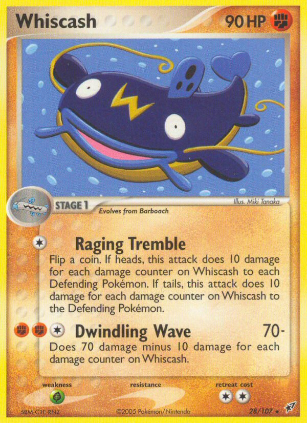 Whiscash (28/107) [EX: Deoxys] | Play N Trade Winnipeg