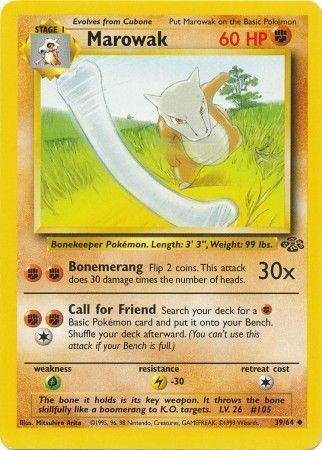 Marowak (39/64) [Jungle Unlimited] | Play N Trade Winnipeg