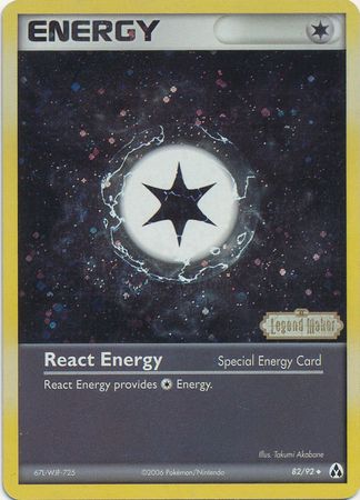 React Energy (82/92) (Stamped) [EX: Legend Maker] | Play N Trade Winnipeg