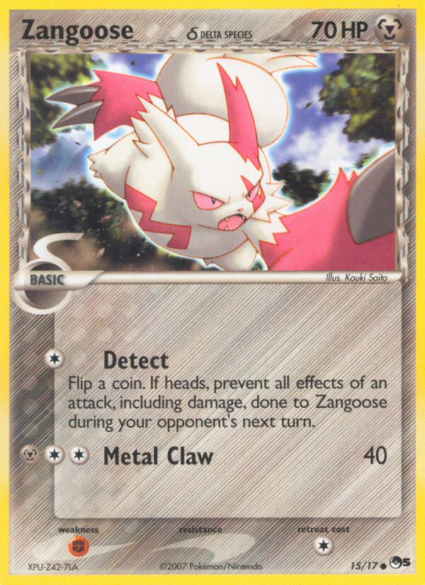 Zangoose (15/17) (Delta Species) [POP Series 5] | Play N Trade Winnipeg