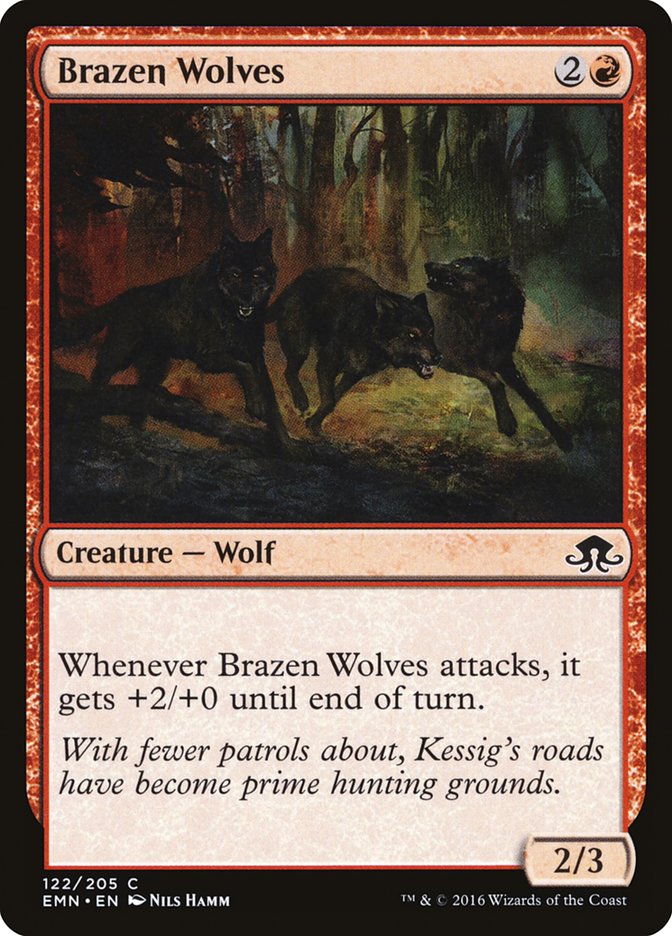 Brazen Wolves [Eldritch Moon] | Play N Trade Winnipeg