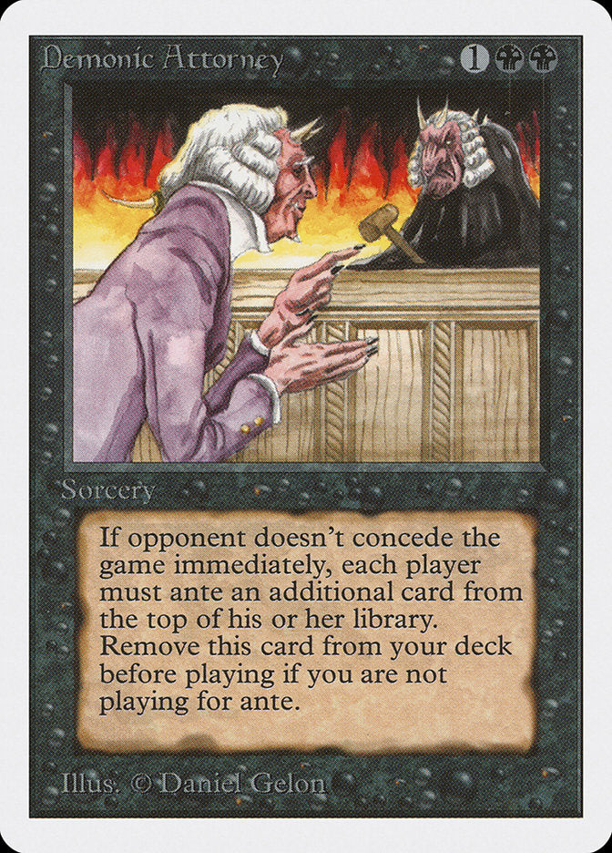 Demonic Attorney [Unlimited Edition] | Play N Trade Winnipeg