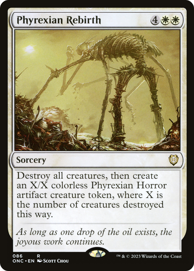 Phyrexian Rebirth [Phyrexia: All Will Be One Commander] | Play N Trade Winnipeg