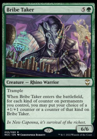 Bribe Taker (Promo Pack) [Streets of New Capenna Commander Promos] | Play N Trade Winnipeg