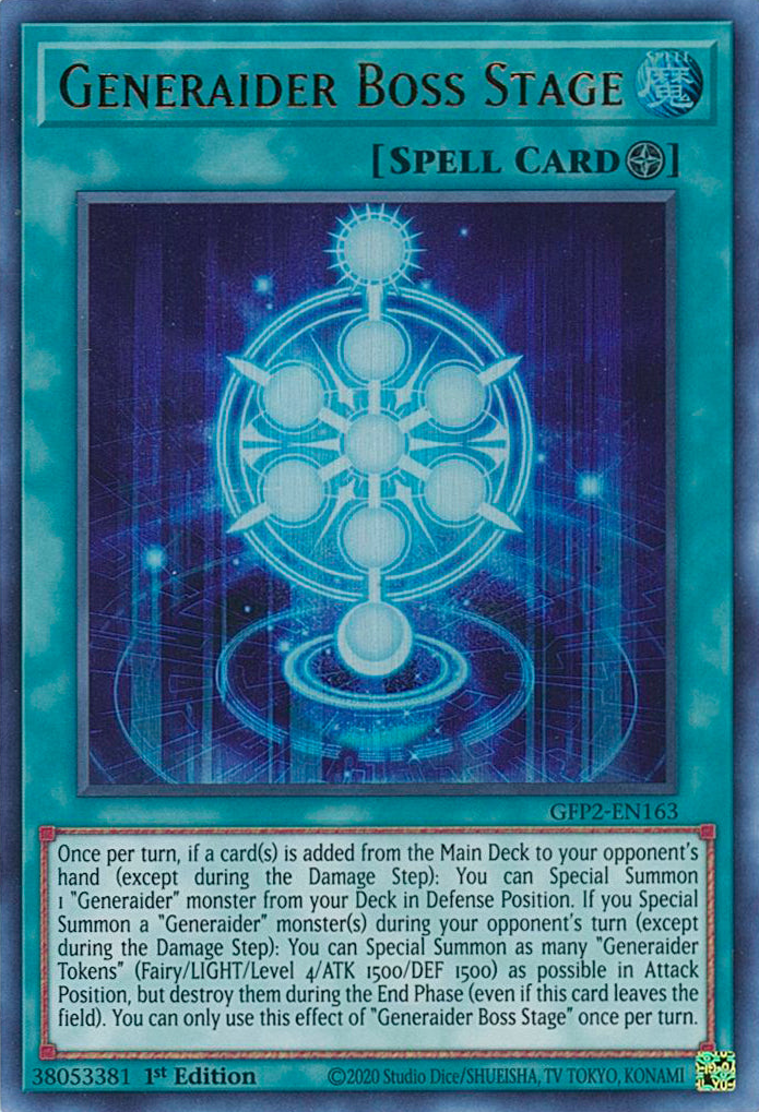 Generaider Boss Stage [GFP2-EN163] Ultra Rare | Play N Trade Winnipeg