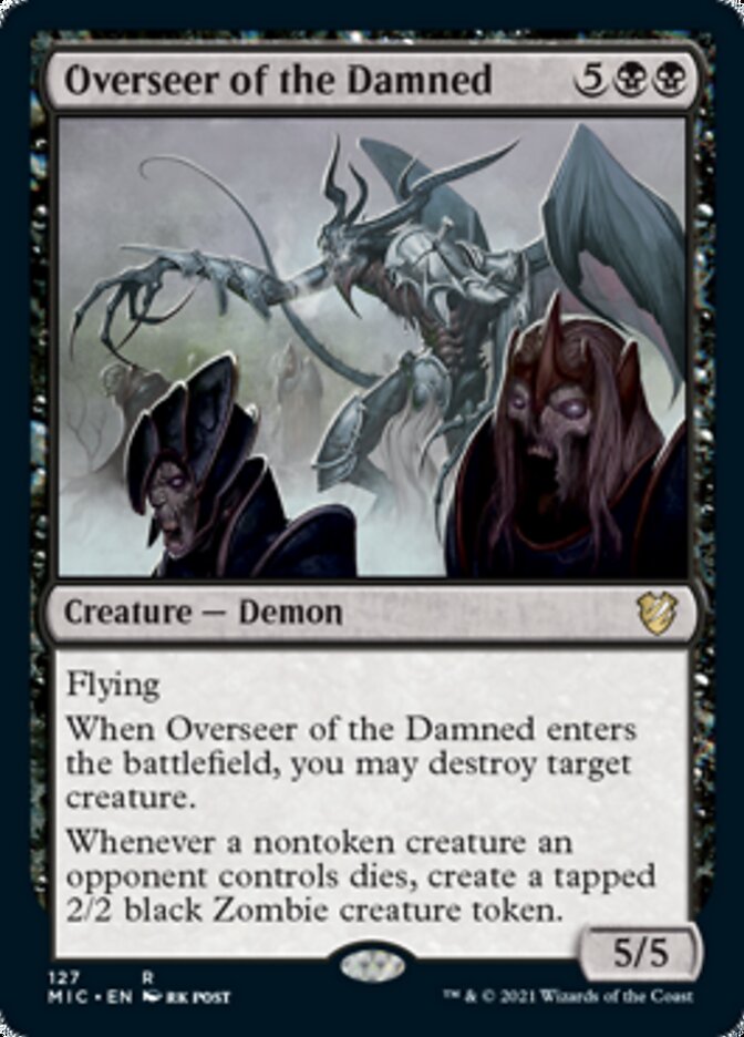 Overseer of the Damned [Innistrad: Midnight Hunt Commander] | Play N Trade Winnipeg