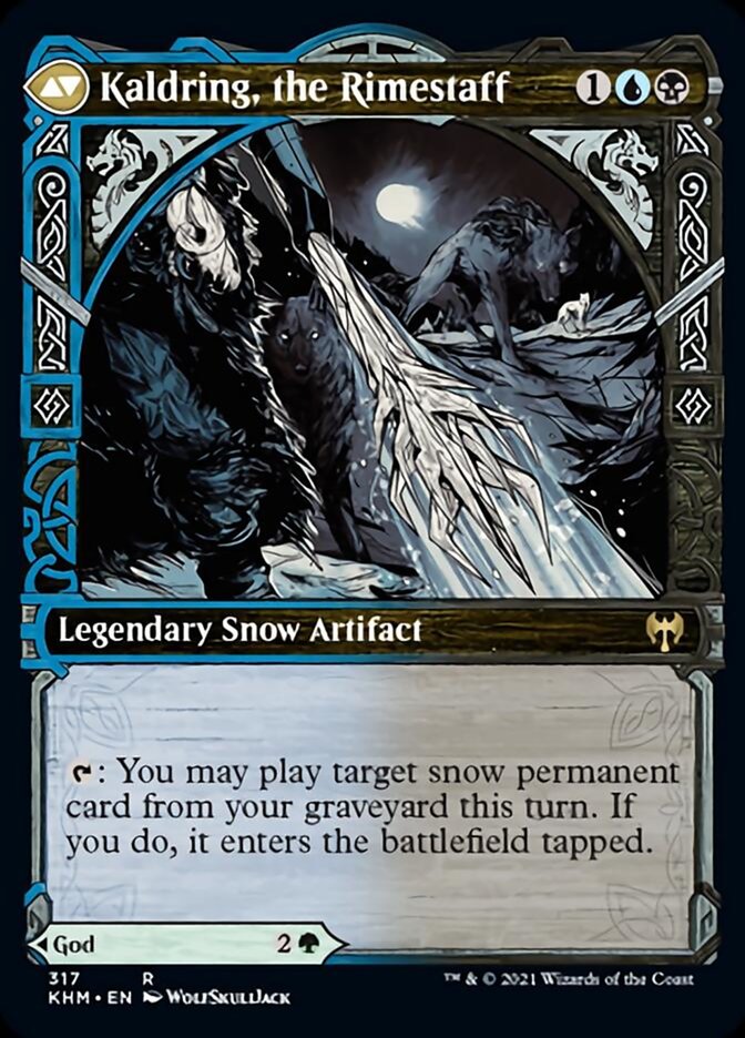 Jorn, God of Winter // Kaldring, the Rimestaff (Showcase) [Kaldheim] | Play N Trade Winnipeg