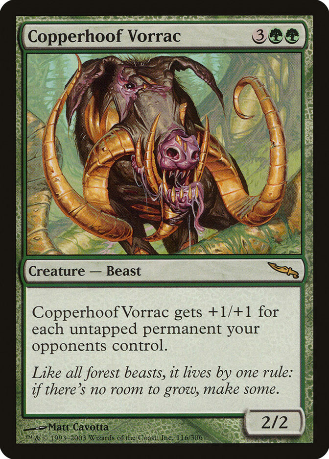 Copperhoof Vorrac [Mirrodin] | Play N Trade Winnipeg