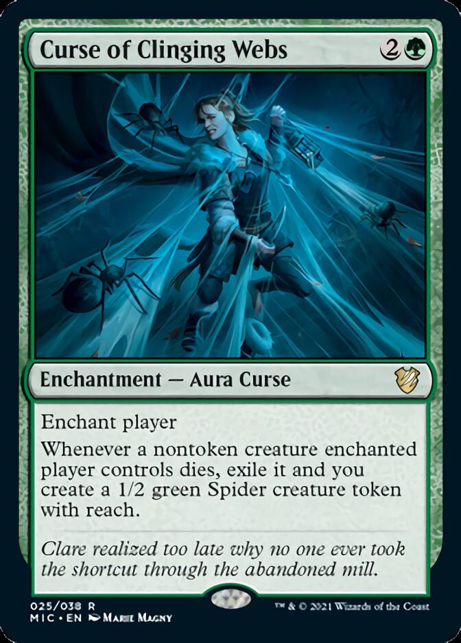 Curse of Clinging Webs [Innistrad: Midnight Hunt Commander] | Play N Trade Winnipeg