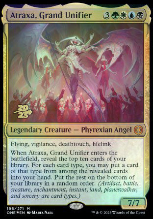 Atraxa, Grand Unifier [Phyrexia: All Will Be One Prerelease Promos] | Play N Trade Winnipeg