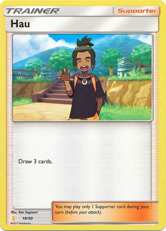 Hau (19/30) [Sun & Moon: Trainer Kit - Alolan Raichu] | Play N Trade Winnipeg