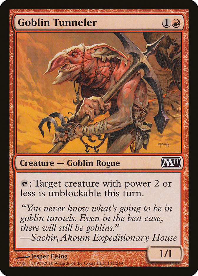 Goblin Tunneler [Magic 2011] | Play N Trade Winnipeg