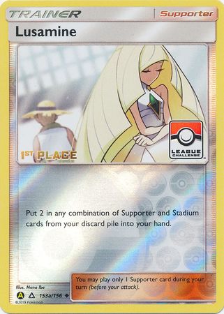 Lusamine (153a/156) (League Challenge Alt Art 1st Place) [Sun & Moon: Ultra Prism] | Play N Trade Winnipeg