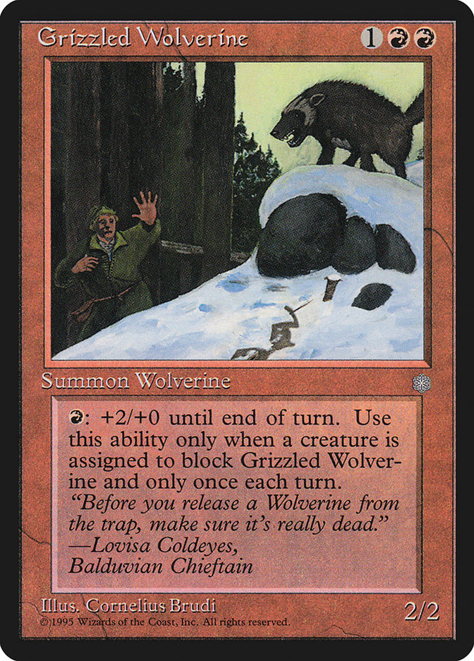 Grizzled Wolverine [Ice Age] | Play N Trade Winnipeg