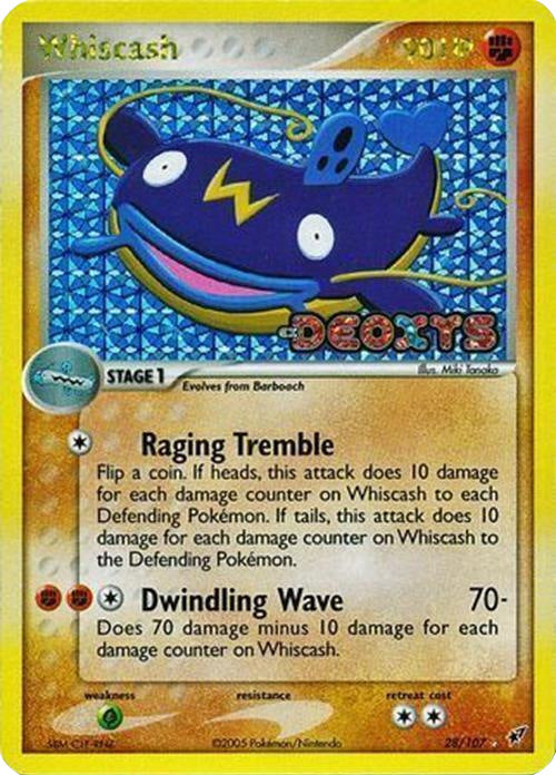 Whiscash (28/107) (Stamped) [EX: Deoxys] | Play N Trade Winnipeg