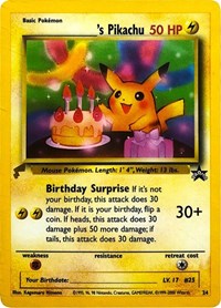 Pikachu (24) (Birthday) [Pikachu World Collection Promos] | Play N Trade Winnipeg