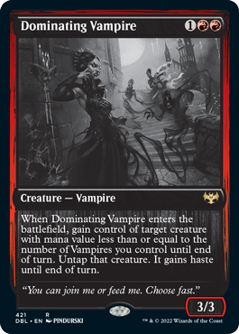 Dominating Vampire [Innistrad: Double Feature] | Play N Trade Winnipeg