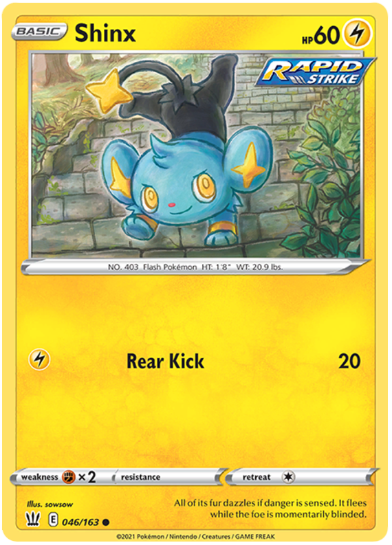 Shinx (046/163) [Sword & Shield: Battle Styles] | Play N Trade Winnipeg