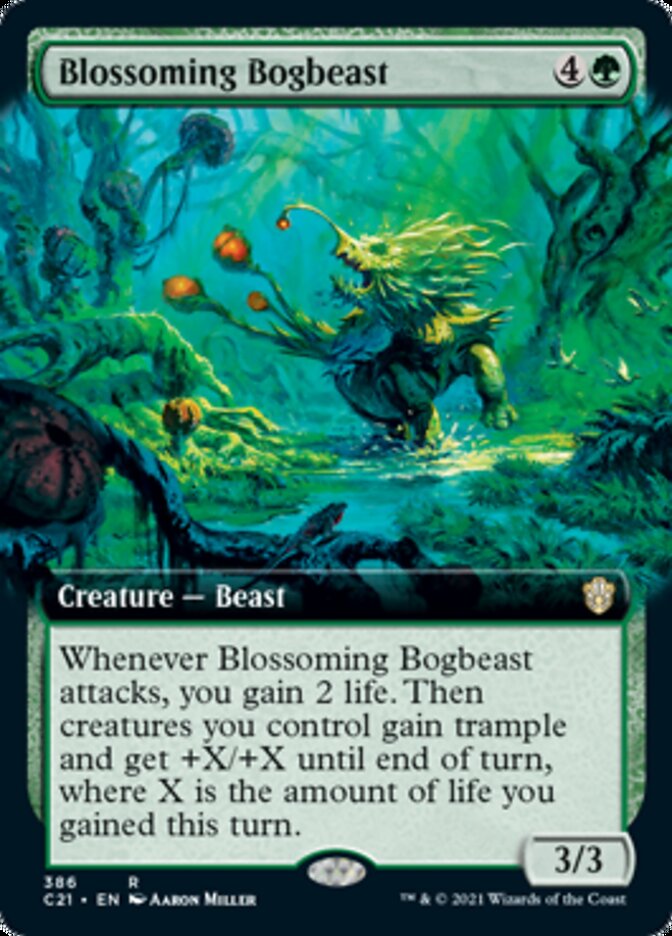 Blossoming Bogbeast (Extended) [Commander 2021] | Play N Trade Winnipeg
