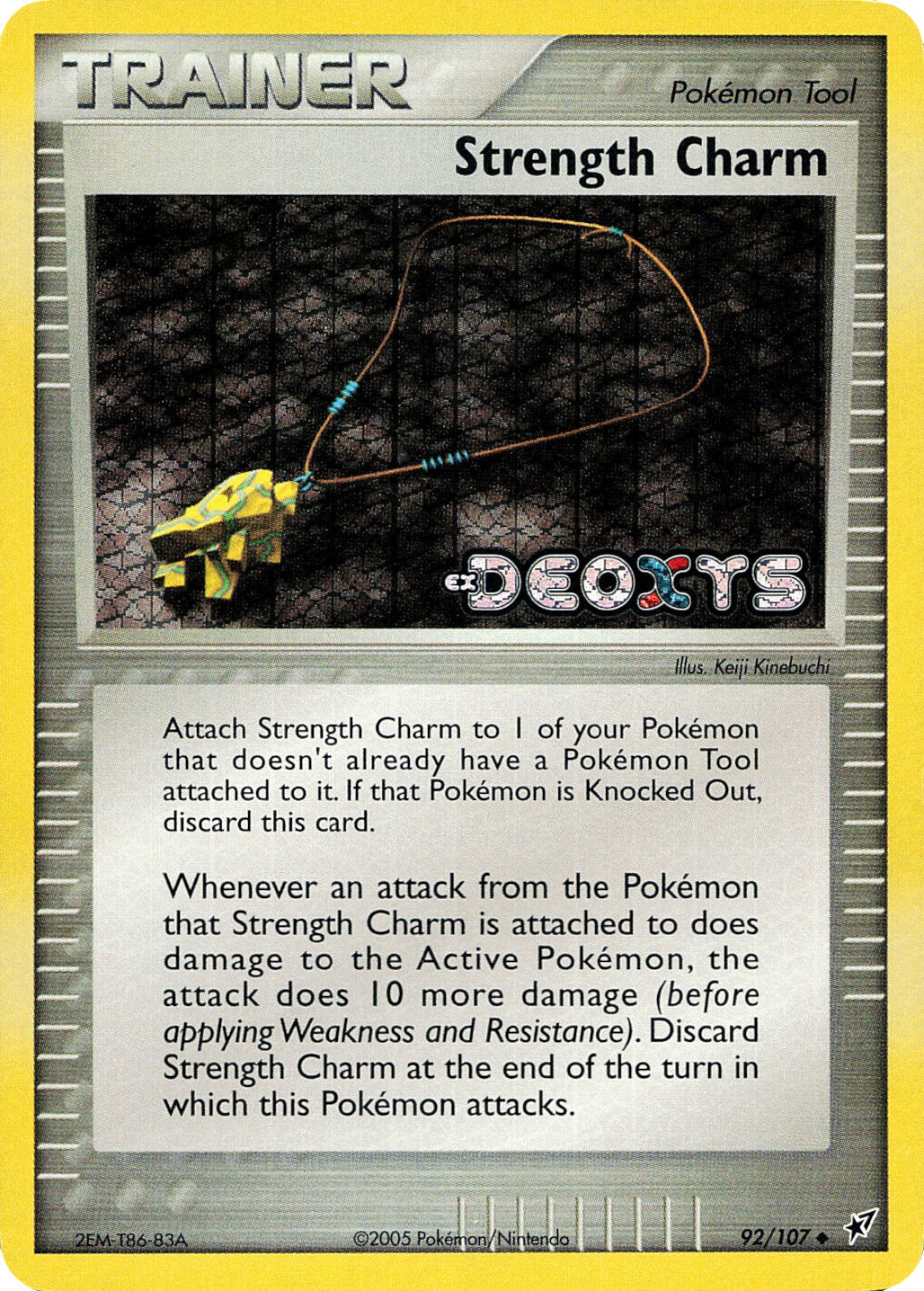 Strength Charm (92/107) (Stamped) [EX: Deoxys] | Play N Trade Winnipeg