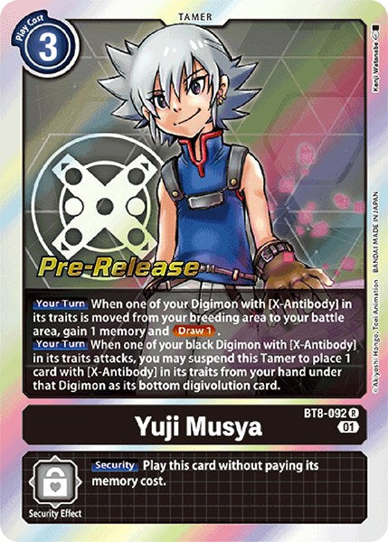 Yuji Musya [BT8-092] [New Awakening Pre-Release Cards] | Play N Trade Winnipeg