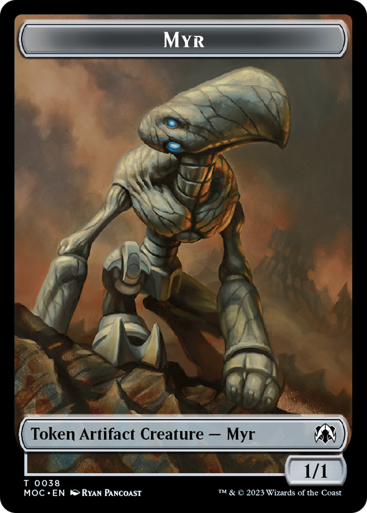 Phyrexian Germ // Myr Double-Sided Token [March of the Machine Commander Tokens] | Play N Trade Winnipeg