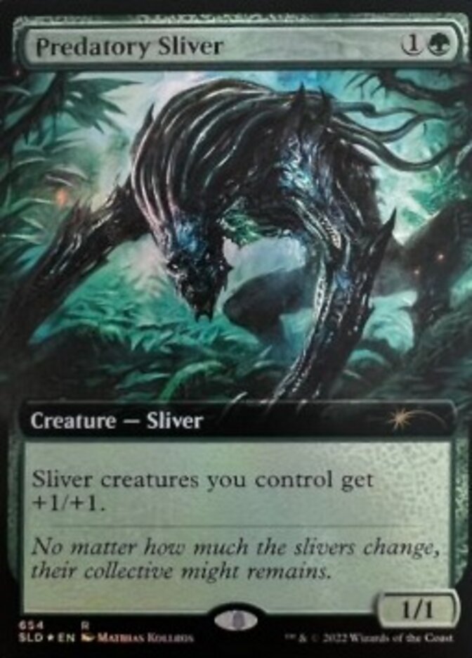 Predatory Sliver (Extended Art) [Secret Lair Drop Promos] | Play N Trade Winnipeg