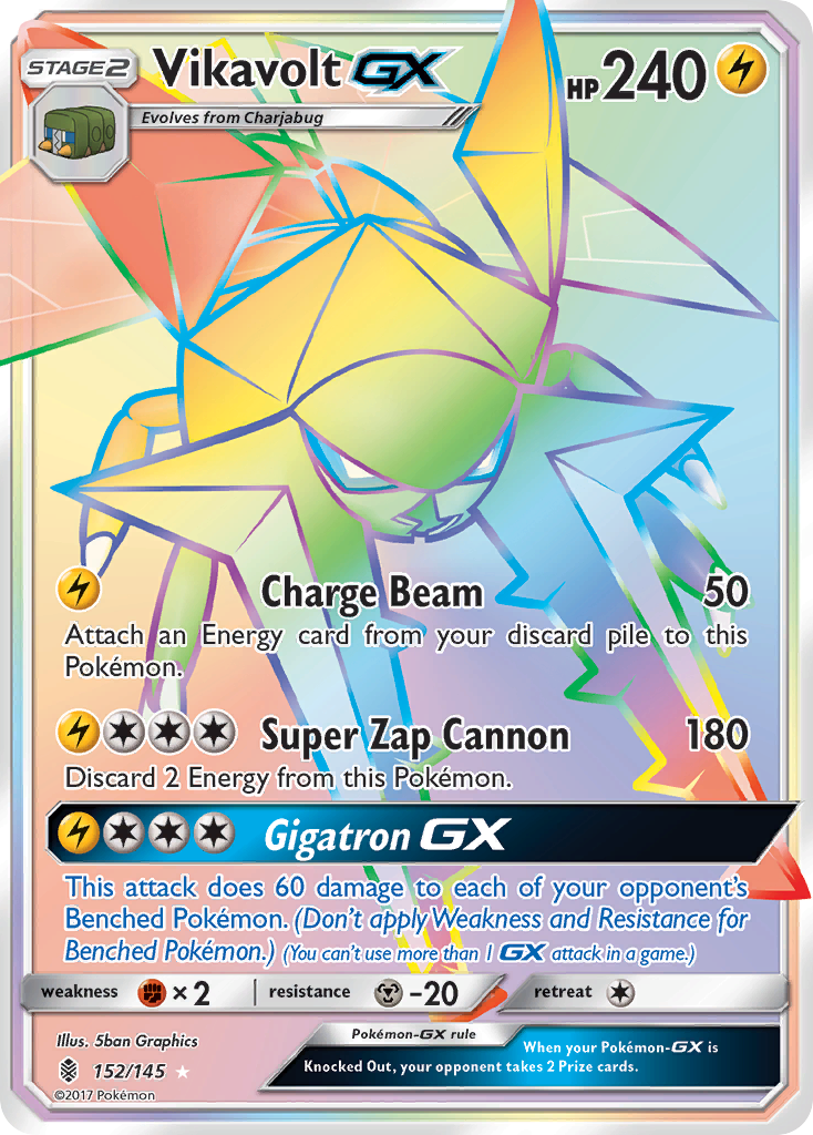 Vikavolt GX (152/145) [Sun & Moon: Guardians Rising] | Play N Trade Winnipeg